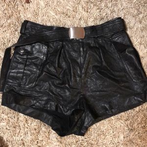 Philosophy Leather Shorts